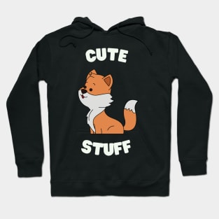 Cute Stuff Fox Furry Eyes Adorable Ears Hoodie